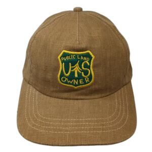 Rustek 5 Panel Brown One Size Hat Public Land Owner Hemp Bamboo Cork Slideback